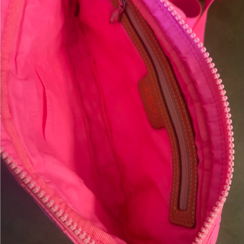 MZ Wallace Vibrant Pink Quilted Belt Crossbody Bag - Picture 4 of 5